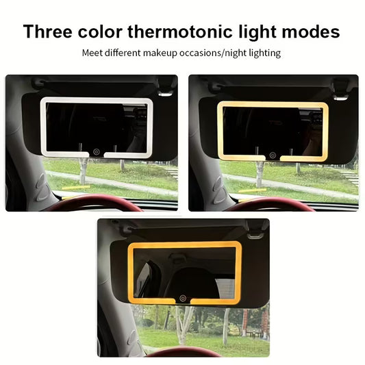 LED Detachable Car Makeup Mirror with Light