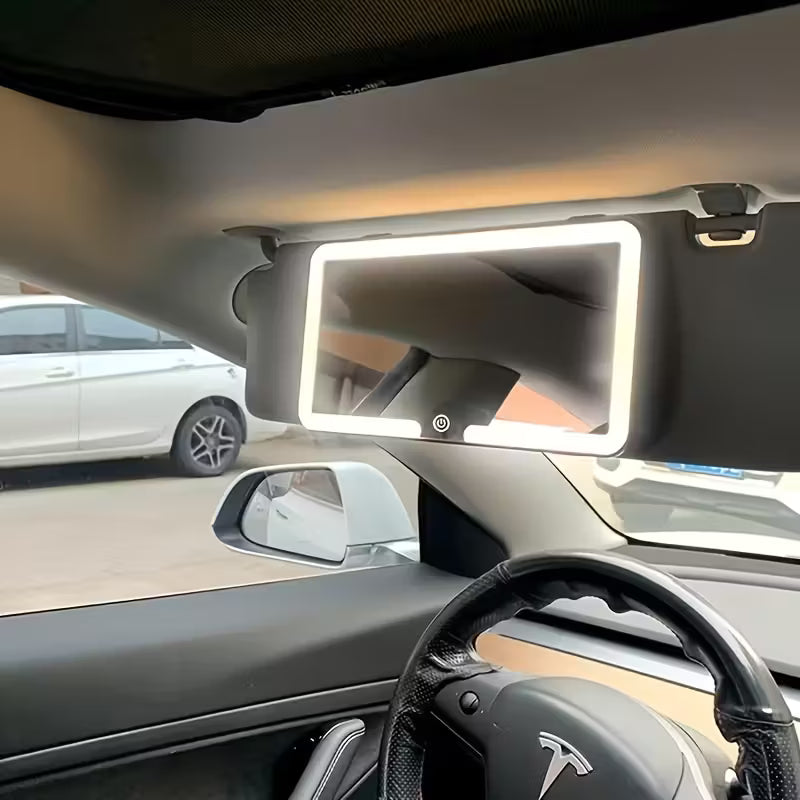 LED Detachable Car Makeup Mirror with Light
