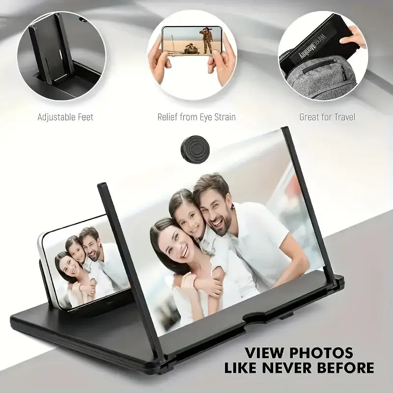 HD Magnifying Screen Stand for Phones