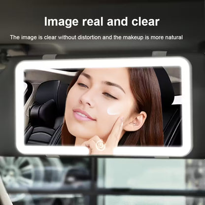 LED Detachable Car Makeup Mirror with Light