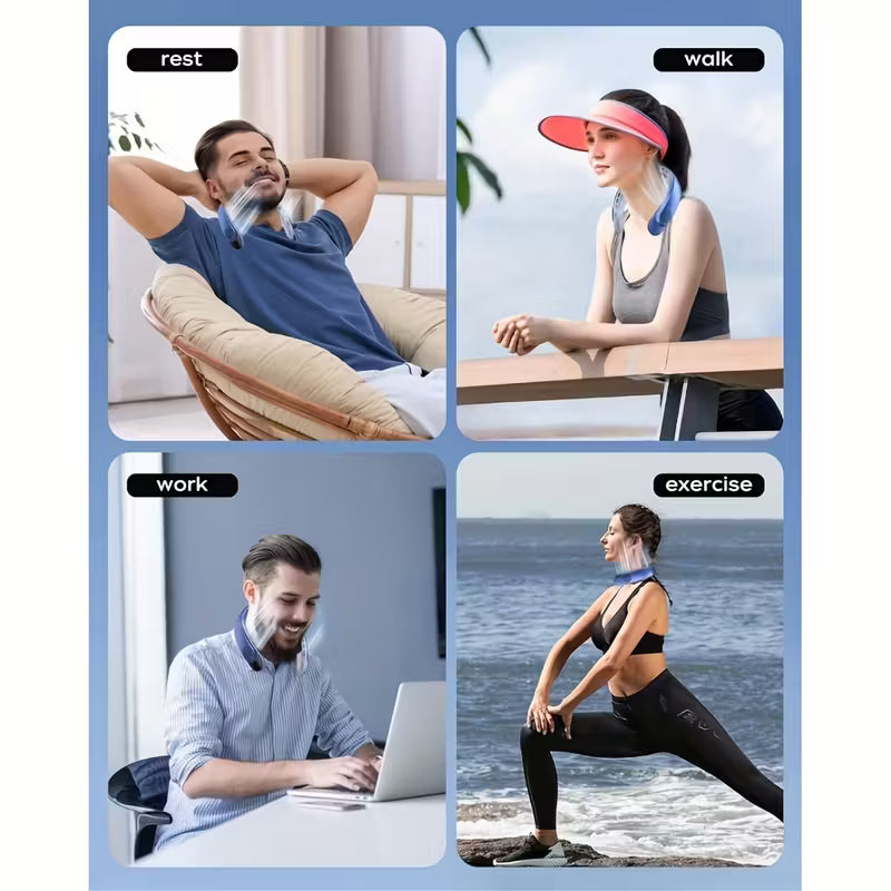 Rechargeable Neck Fan